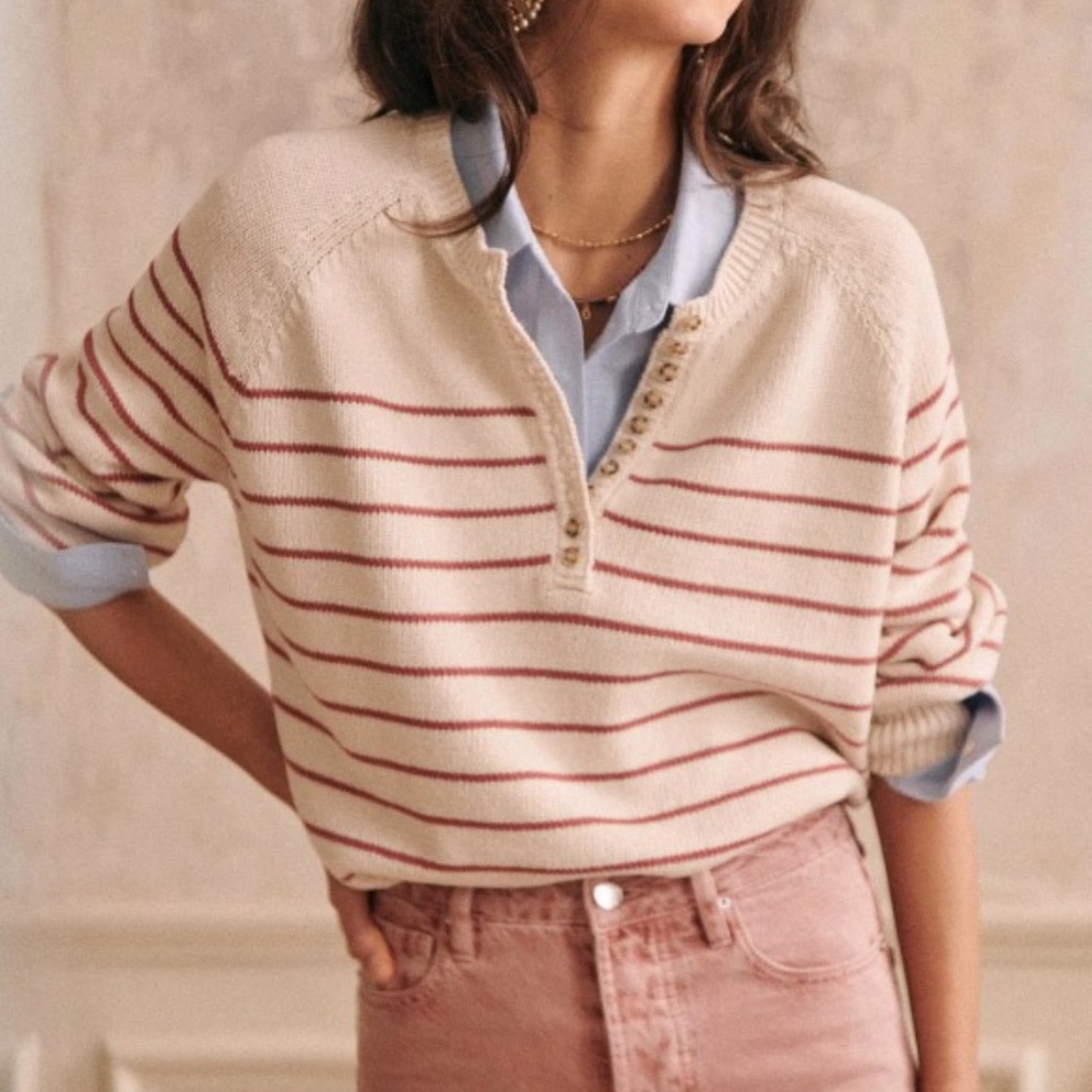 Sézane Léontine Jumper Rosewood XS